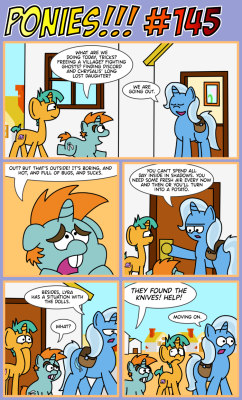 poniesbangbangbang:  PONIES!!! #145 Fortunately, Lyra managed