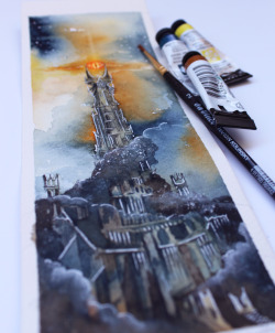 kinko-white: Work in progress   Barad-dûr   