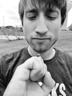 blogbykris:  Today Gavin Free made friends with a ladybug