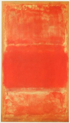 dailyrothko:Mark Rothko,  Untitled (Three Reds), 1955, Oil on