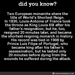 did-you-kno:  Two European monarchs share the title of World’s