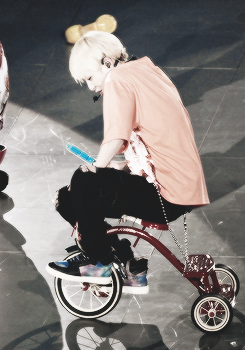 closetblinger:  lee jinki and the chronicles of riding a tricycle 