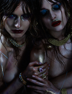 Manuela Frey and Daga Ziober by Christian Ferretti