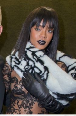 piercednipples:  Rihanna at the Jean Paul Gaultier Fashion Show
