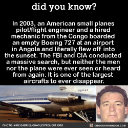 did-you-kno:  In 2003, an American small planes  pilot/flight