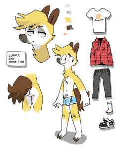 asswolf: my sona the old one looked like a fuckin.. brown paper