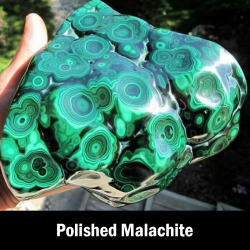 asapscience:  Malachite is a copper carbonate hydroxide mineral