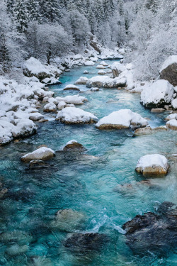  Soca River in Snow   