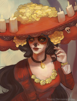 princessesfanarts:La Muerte by Nieris 