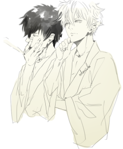 netamashii:  gintama au where they wear a kimono all the time