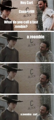 funniestpicturesdaily:  What do you call a fast zombie?