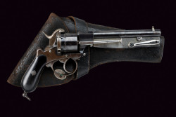 peashooter85:  A Lefaucheux type pinfire revolver with folding