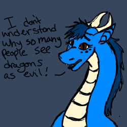 kaida-draws:  not all dragons are evil! well that’s not true