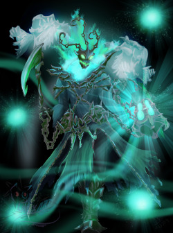 dwaixryz:  Thresh Digi-art entry by ~PrincessKilvas