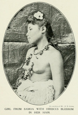 Polynesian woman, from Women of All Nations: A Record of Their