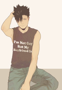 themightynyunyi:  I think Kuroo is that type of person who would