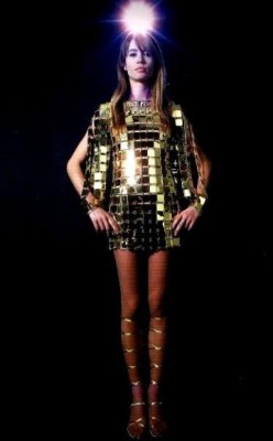 Francoise Hardy in Paco Rabanne.