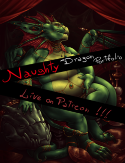 shibara:  Uncropped teaser of my first pic for the Naughty Dragon