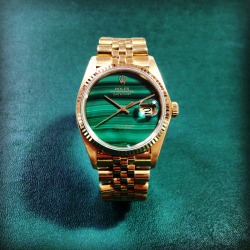 watchoutdotco-blog:  Rolex Rolex Datejust Malachite Dial Visit: