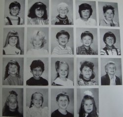 stumpomatic:  Patrick Stump’s first grade class picture (far