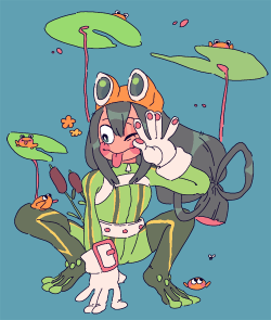 calabresebun:  tsuyu for my friend’s bday!! charms | commission