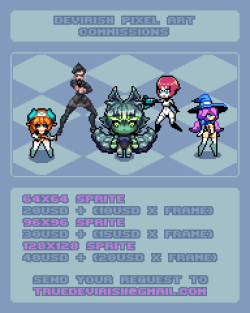 New pixelart commissions service is now open! if you are interested