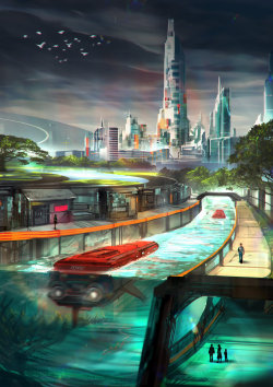 cinemagorgeous: Futuristic artwork by Vincentius Mathew. 