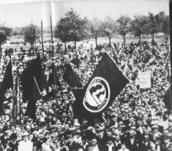 heygrrrlfriend:  The original AFA at a rally in 1932. 
