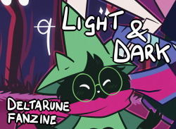 Lil preview of my piece for Light & Dark @deltazine a Deltarune