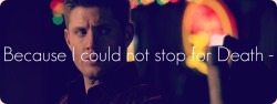nothingidputbeforeyou:  A poem by Emily Dickinson and Dean Winchester.