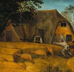 nataliakoptseva:  Pieter Bruegel the Elder Dutch proverbs detail