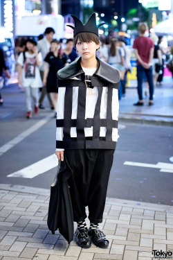 tokyo-fashion:  19-year-old Mai on the street in Harajuku wearing