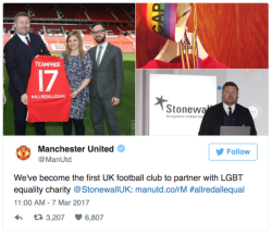 gaywrites:  In which Manchester United partners with the U.K.