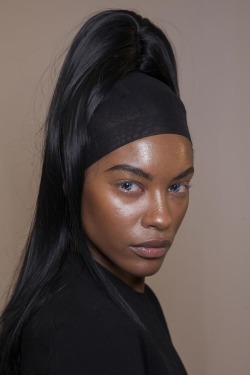 versacewoman:Sharam Diniz backstage at Hood By Air SS15