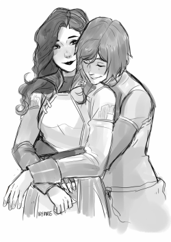 nymre:  A big pile of old korrasami sketches xoxo