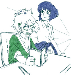 lynne-littell:  Human au lapidot doodle!! ^ ^ Lapis: Cool hair