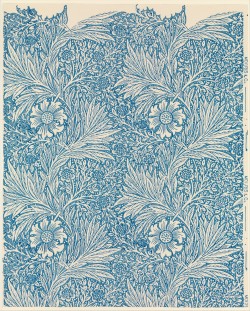 heaveninawildflower: Marigold. Wallpaper designed ( circa 1875)