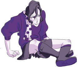 1shimaru:  also i took my outfit and made it abnormally purple