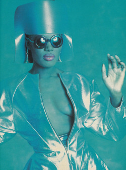 chromeo: Grace Jones for Issey Miyake 1982