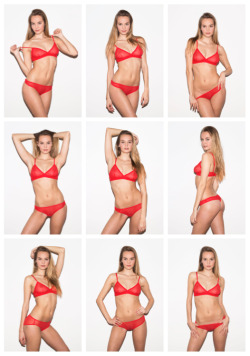 americanapparel:  Red Lingerie by American Apparel. Perfect for