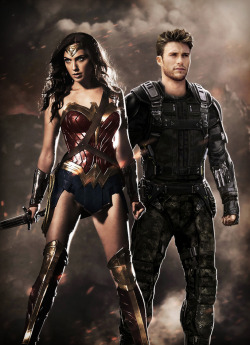 vonter-voman:  Wonder Woman & Steve Trevor photomanpGal Gadot