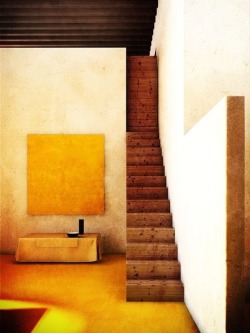 This gorgeous tableau reminds me of a Latin American Architect