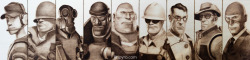 btjpyro:  Team Fortress 2 - Class Portraits - Woodburning. 24