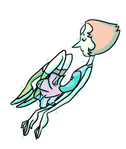 hennapenna:  I colored the drawing of Pearl I did yesterday c: