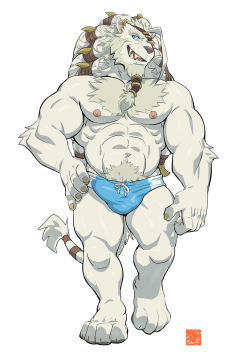 sexybullwar: sexyfurryland:  The Real Pool Party Rengar   by