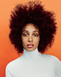 proxyerror:  Model:Adwoa Aboah Left:Teen Vouge September 2014