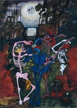Edward Burra, Dancing Skeletons, 1934