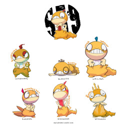 myiudraws:  Scraggy #559 Variations/CrossbreedsDecided to repost