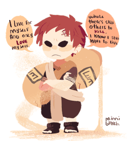 mimiblargh:  Tiny sand bby ~ ♥ Gaara is one of the most inspirational