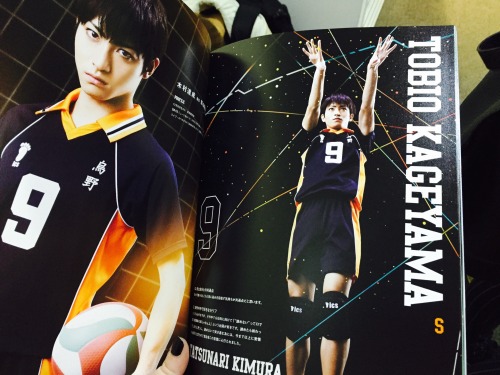 fencer-x:GOT MY GOODS. GOD LOOK AT THIS PAMPHLET. ONLY HINATA AND KAGEYAMA GET TWO-PAGE SPREADS AND IWAOI GET THEIR OWN SPREAD.  Iâ€™M BREATHING HARD NOW.